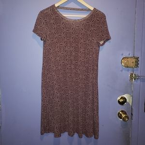 Patterned mini dress